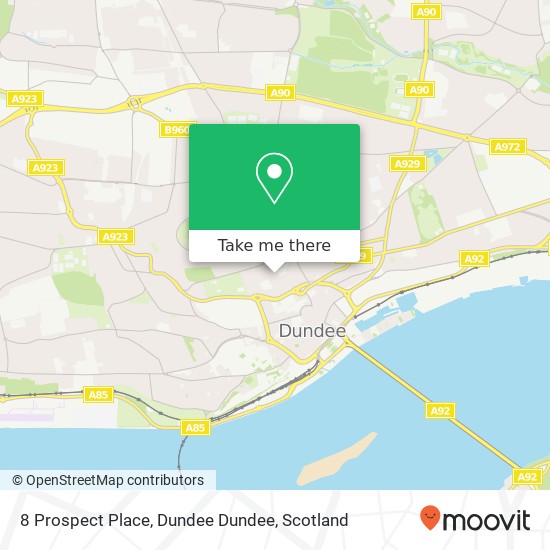 8 Prospect Place, Dundee Dundee map