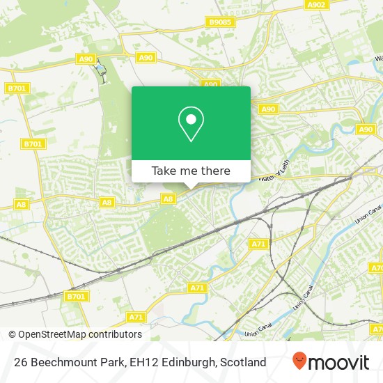 26 Beechmount Park, EH12 Edinburgh map