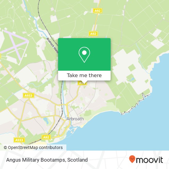 Angus Military Bootamps map