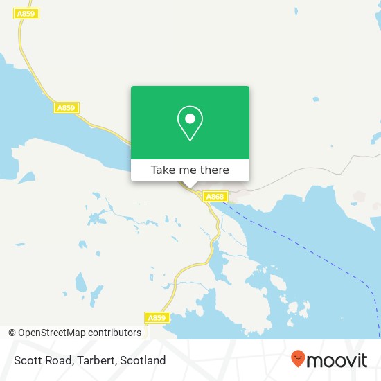Scott Road, Tarbert map
