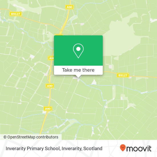 Inverarity Primary School, Inverarity map