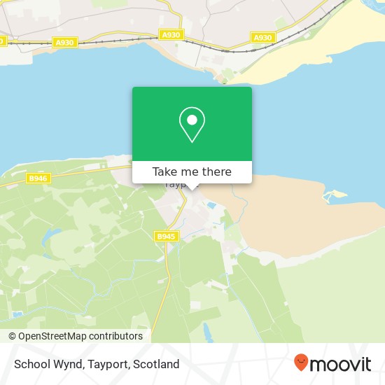 School Wynd, Tayport map