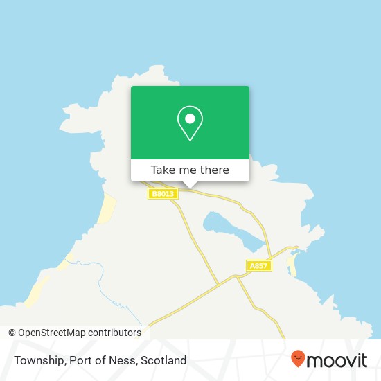 Township, Port of Ness map