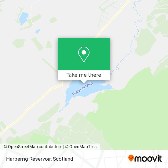 Harperrig Reservoir map