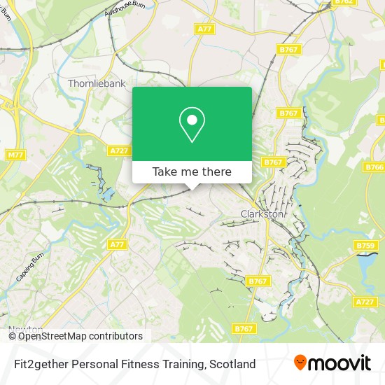 Fit2gether Personal Fitness Training map
