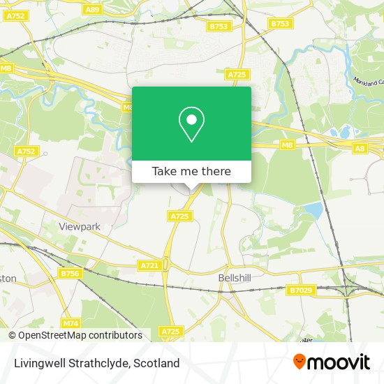 Livingwell Strathclyde map
