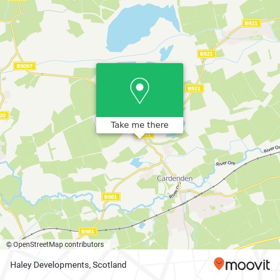 Haley Developments map