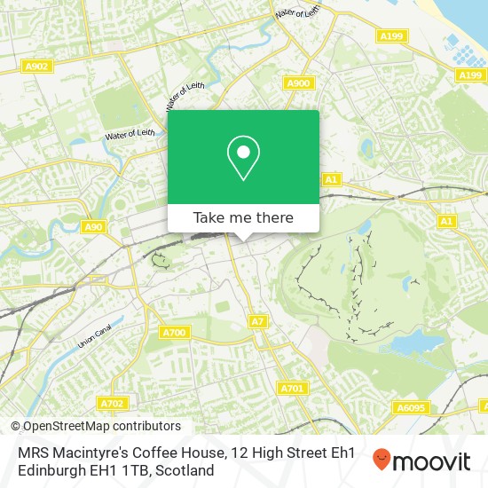 MRS Macintyre's Coffee House, 12 High Street Eh1 Edinburgh EH1 1TB map