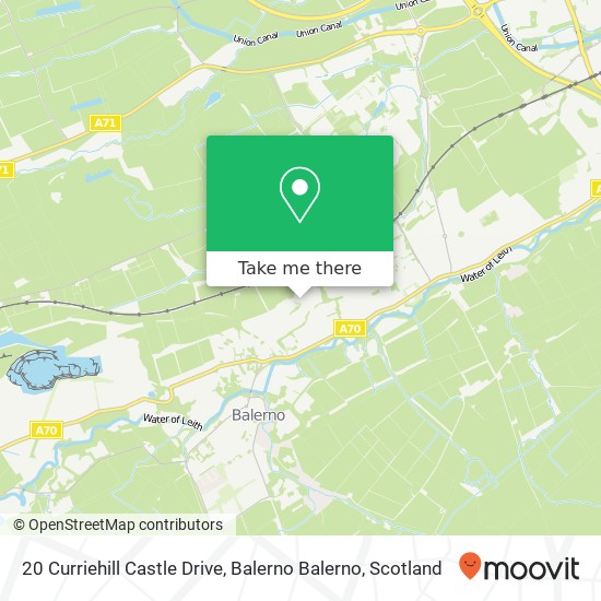 20 Curriehill Castle Drive, Balerno Balerno map