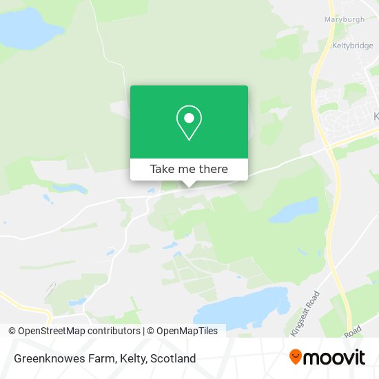 Greenknowes Farm, Kelty map