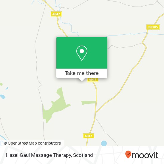 Hazel Gaul Massage Therapy, Turriff Turriff map