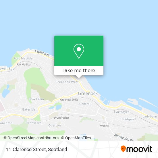 11 Clarence Street map