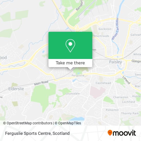 Ferguslie Sports Centre map