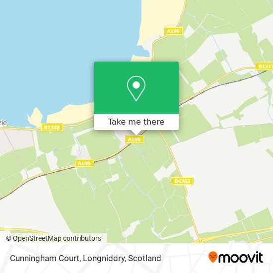 Cunningham Court, Longniddry map