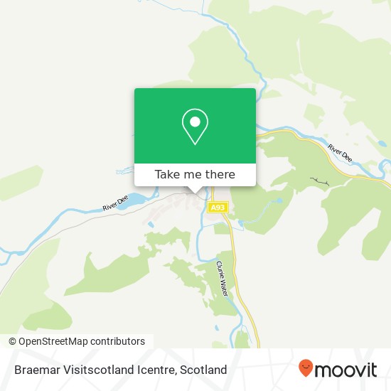 Braemar Visitscotland Icentre map