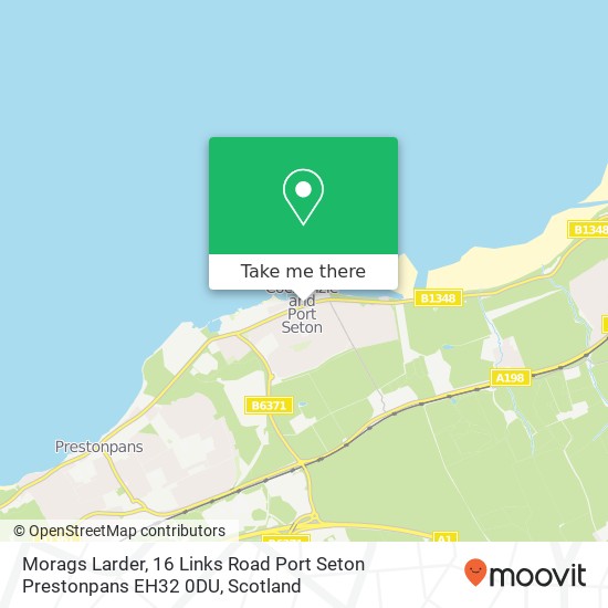 Morags Larder, 16 Links Road Port Seton Prestonpans EH32 0DU map