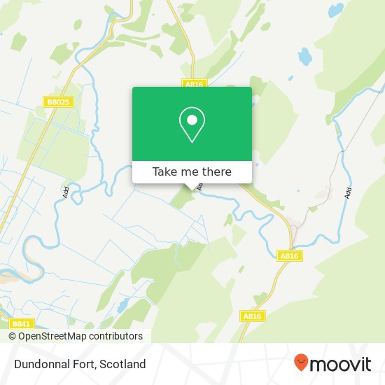 Dundonnal Fort map