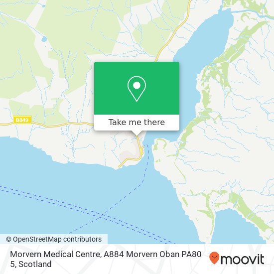 Morvern Medical Centre, A884 Morvern Oban PA80 5 map