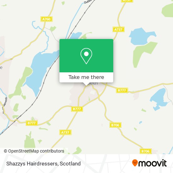 Shazzys Hairdressers map