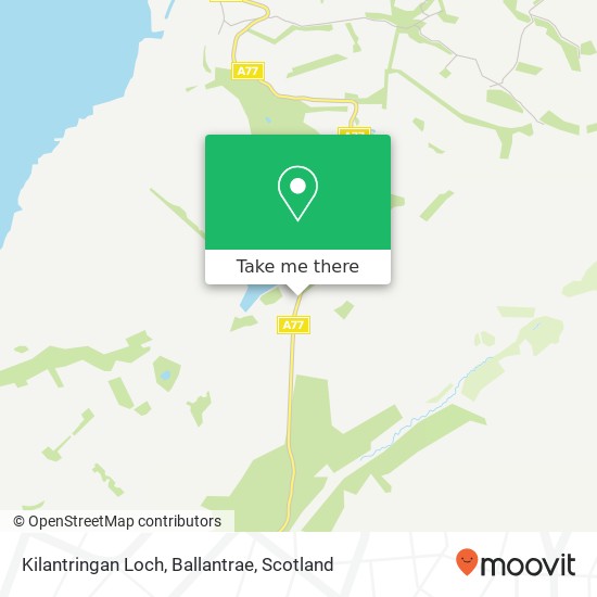 Kilantringan Loch, Ballantrae map