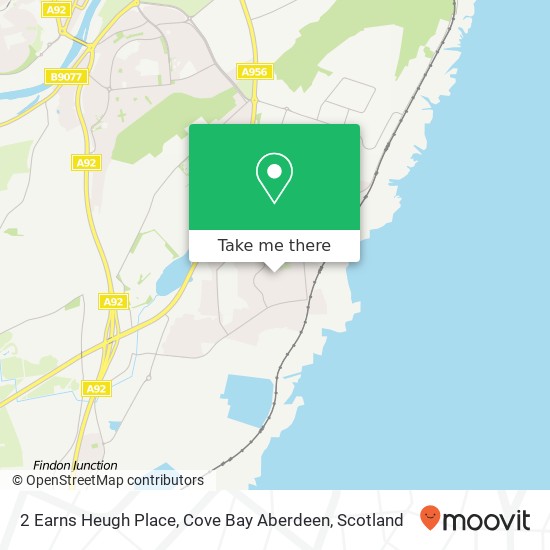 2 Earns Heugh Place, Cove Bay Aberdeen map