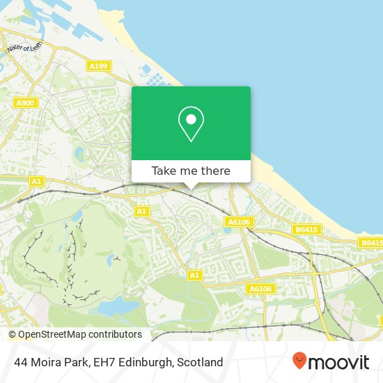 44 Moira Park, EH7 Edinburgh map