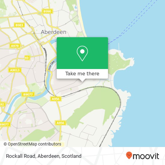Rockall Road, Aberdeen map