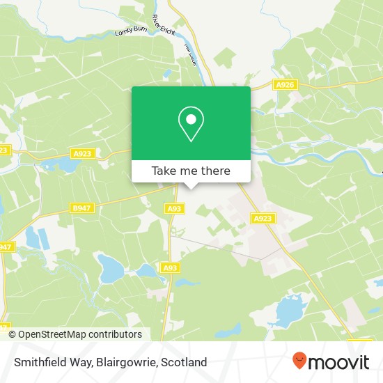 Smithfield Way, Blairgowrie map