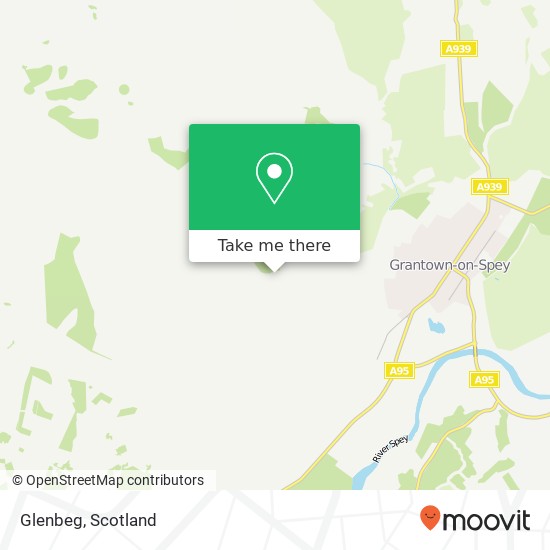 Glenbeg map