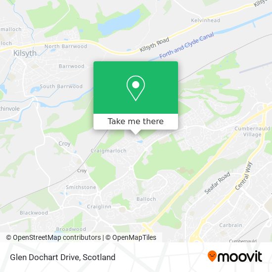 Glen Dochart Drive map