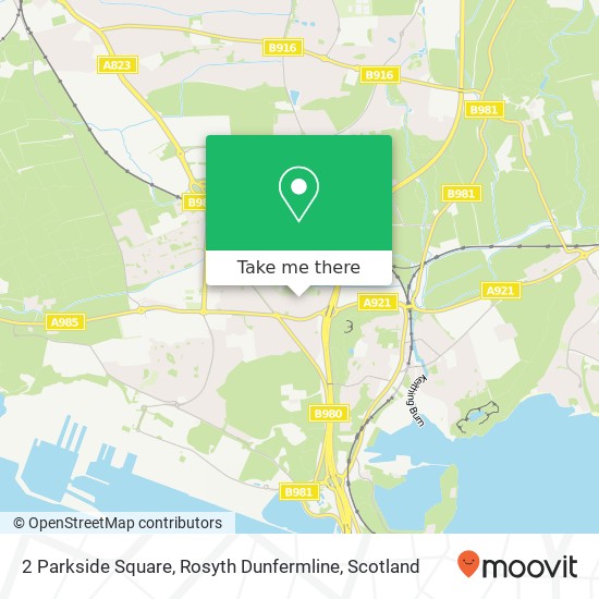 2 Parkside Square, Rosyth Dunfermline map