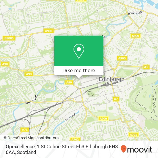 Opexcellence, 1 St Colme Street Eh3 Edinburgh EH3 6AA map