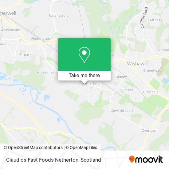 Claudios Fast Foods Netherton map