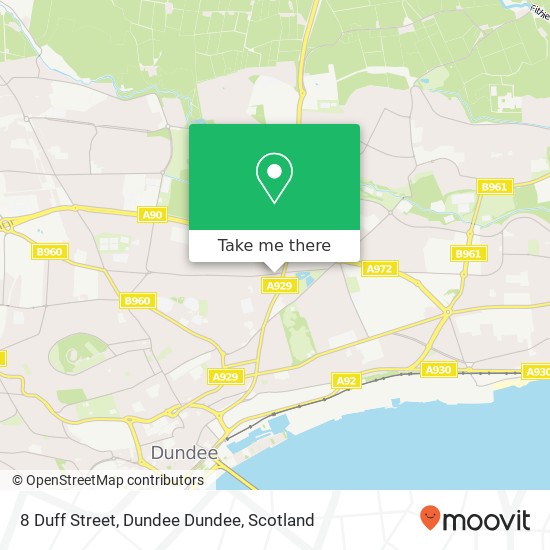 8 Duff Street, Dundee Dundee map
