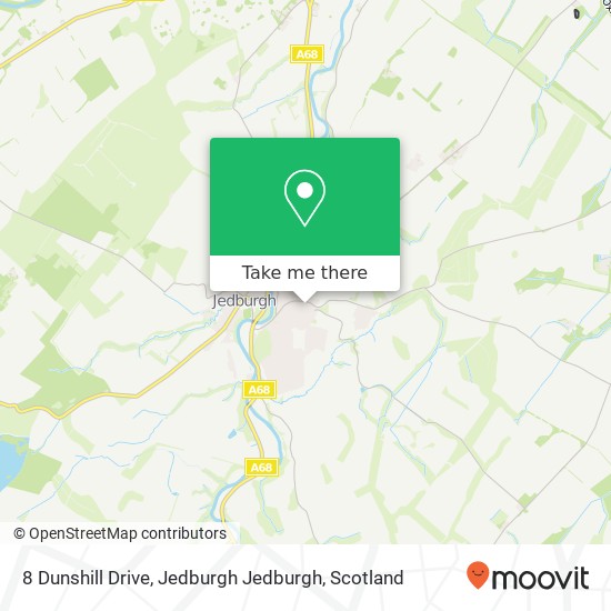 8 Dunshill Drive, Jedburgh Jedburgh map