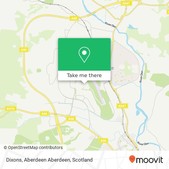 Dixons, Aberdeen Aberdeen map