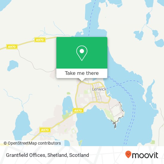 Grantfield Offices, Shetland map