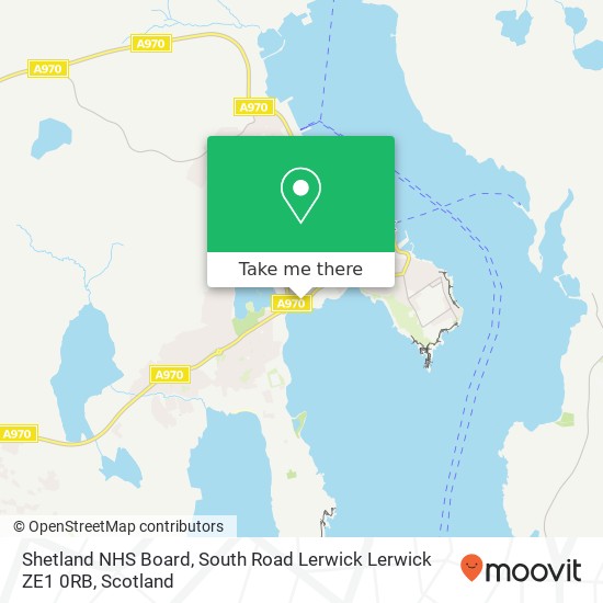 Shetland NHS Board, South Road Lerwick Lerwick ZE1 0RB map