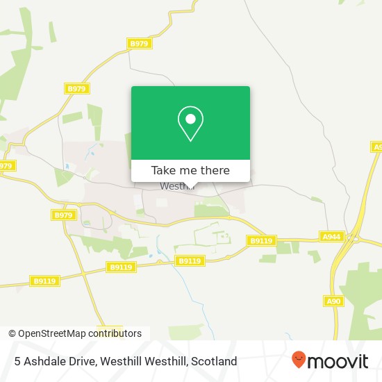 5 Ashdale Drive, Westhill Westhill map