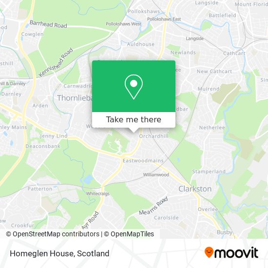 Homeglen House map