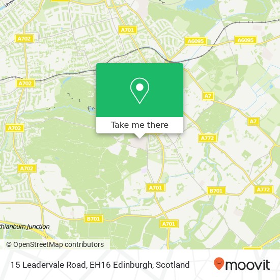 15 Leadervale Road, EH16 Edinburgh map