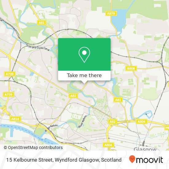 15 Kelbourne Street, Wyndford Glasgow map
