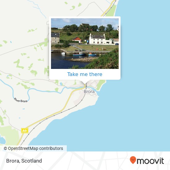 Brora map