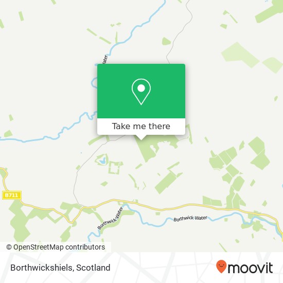 Borthwickshiels map