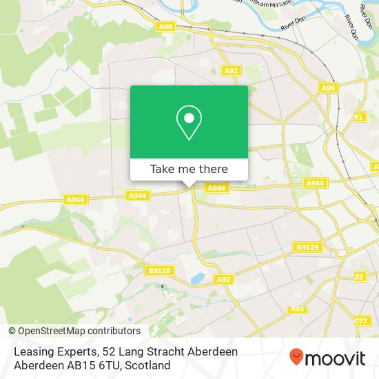 Leasing Experts, 52 Lang Stracht Aberdeen Aberdeen AB15 6TU map