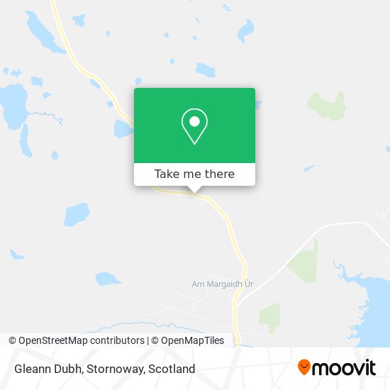 Gleann Dubh, Stornoway map