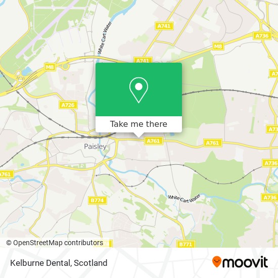 Kelburne Dental map