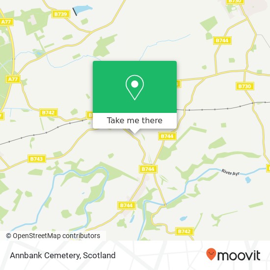 Annbank Cemetery map