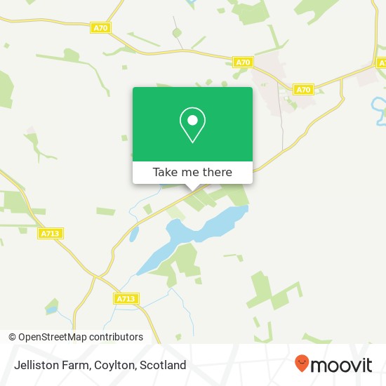 Jelliston Farm, Coylton map
