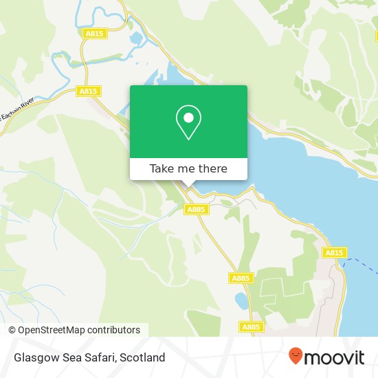 Glasgow Sea Safari map